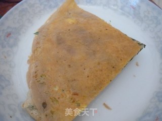 韭菜鸡蛋饼的做法步骤：12