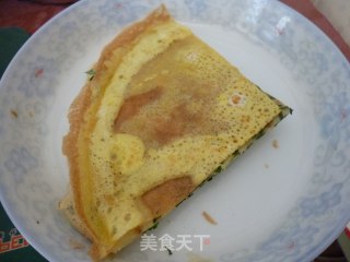 韭菜鸡蛋饼的做法步骤：14