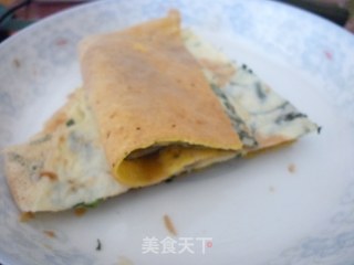 韭菜鸡蛋饼的做法步骤：15