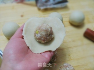 苏式葱香鲜肉月饼的做法步骤：15