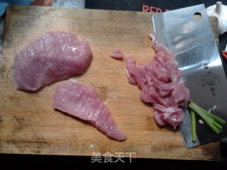 眉豆肉片的做法步骤：4