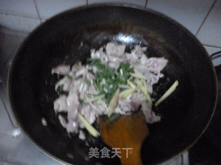 茭白肉片的做法步骤：6