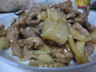 茭白肉片的做法步骤：11