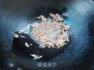 毛豆炒肉丝的做法步骤：6