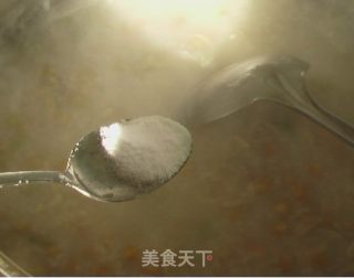 玉米青豆鸡丝粥的做法步骤：7