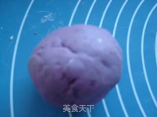 豆浆紫薯豆沙饼的做法步骤：13