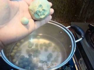 豆浆抹茶汤圆的做法步骤：7