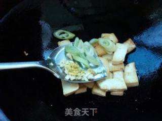 家常小菜——豆腐烧油麦菜的做法步骤：5