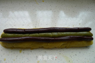 抹茶熊猫饼干的做法步骤：16