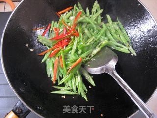 快炒四季豆的做法步骤：6