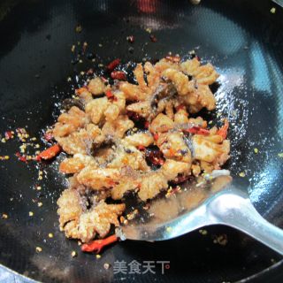 爆炒鱼肉的做法步骤：9