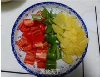 烤串也要白富美——彩椒鸡肉串的做法步骤：3