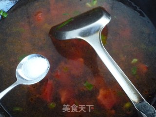 西红柿疙瘩汤的做法步骤：7