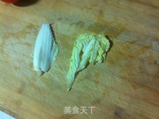 宝宝辅食-娃娃菜番茄面的做法步骤：2