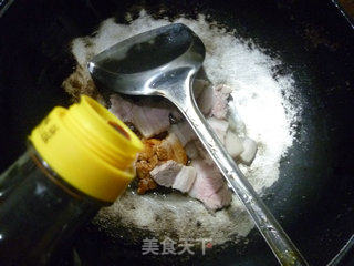 香菇莴笋炒肉片的做法步骤：6