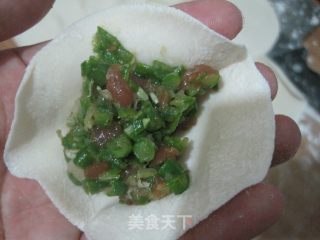 豇豆肉馅大饺子的做法步骤：10