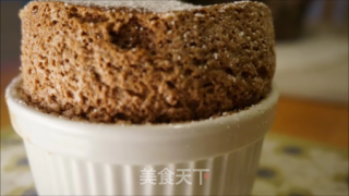 Soufflé au chocolat 巧克力舒芙蕾的做法步骤：10