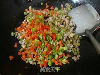 佐粥小菜-------【肉丁酸豆角】的做法步骤：8