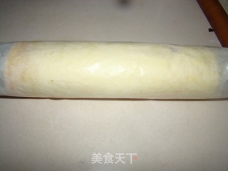 蔓越莓戚风蛋糕卷的做法步骤：20