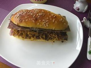 海苔肉松面包的做法步骤：7