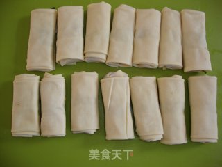 豆皮肉卷——三鲜福包   五福临门的做法步骤：7