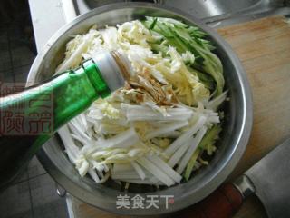 白菜心黄瓜拌豆腐丝的做法步骤：6