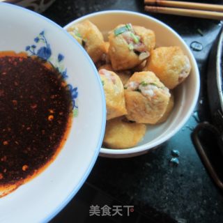 蒸酿油豆腐的做法步骤：7