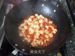 番茄豆腐的做法步骤：12