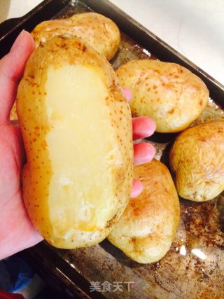 土豆泥 twice baked potatoes 经典美式西餐的做法步骤：4