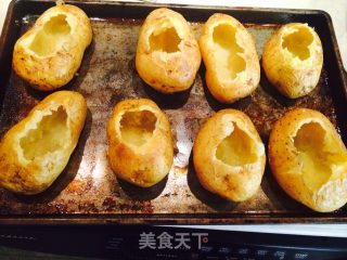 土豆泥 twice baked potatoes 经典美式西餐的做法步骤：6