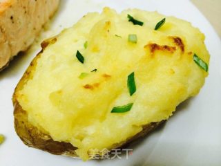 土豆泥 twice baked potatoes 经典美式西餐的做法步骤：11