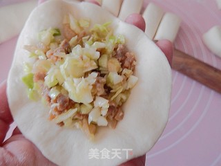 肉末卷心菜包子的做法步骤：14