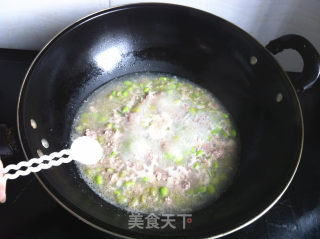 毛豆肉末汤的做法步骤：6