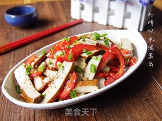 椒麻凉拌豆干的做法步骤：7