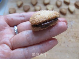 椰茸巧克力夹心饼干的做法步骤：14