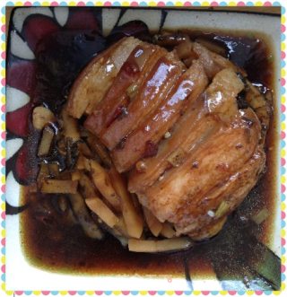 橄榄菜土豆扣肉的做法步骤：6