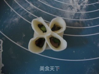 蒸四喜饺子的做法步骤：5