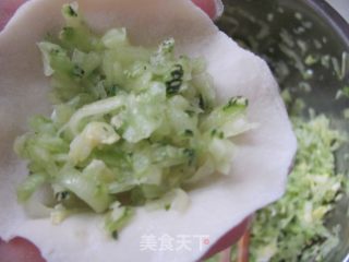 方瓜鸡蛋饺子的做法步骤：9