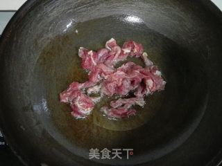 青椒毛豆炒肉丝的做法步骤：5