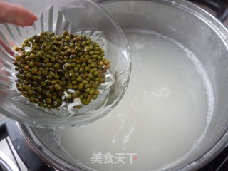 山药绿豆粥的做法步骤：7