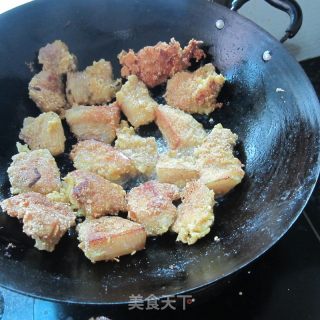 香脆咖喱香米粉肉的做法步骤：13