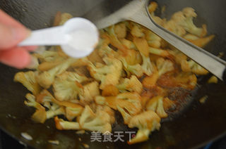 花菜炒肉的做法步骤：10