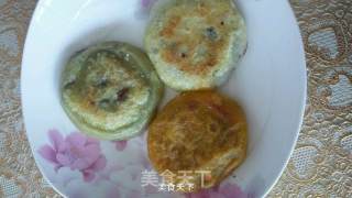 红豆馅小粘饼的做法步骤：7