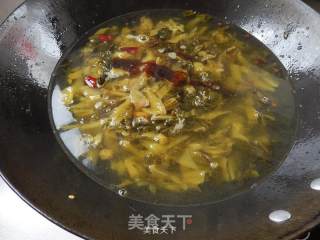 酸菜肉片的做法步骤：7