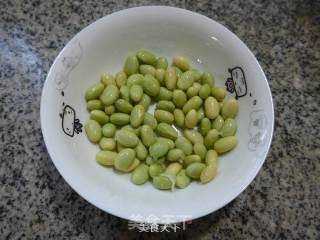 雪菜毛豆炒山药的做法步骤：2