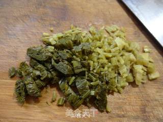 雪菜毛豆炒山药的做法步骤：4