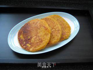 南瓜糯米饼——简单到没朋友的早餐小饼的做法步骤：6