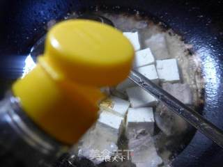 韭菜五花肉烧豆腐的做法步骤：7