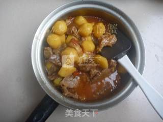 小土豆烧牛肉的做法步骤：5