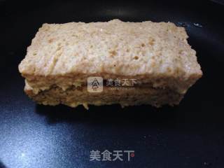 快手早餐西多士（一人份）的做法步骤：3